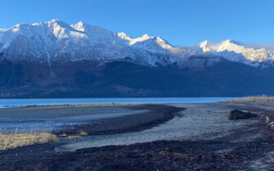 Sunday Nov. 12 on the Chilkat- Blue Sky!